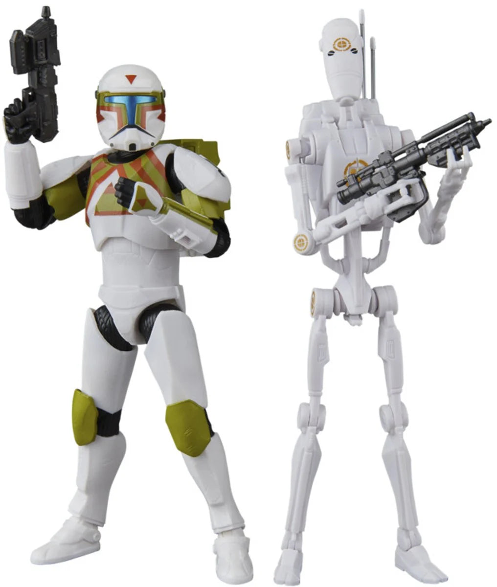 STAR WARS - Clone Commando & B1 Battle Droid - Black Series 15cm