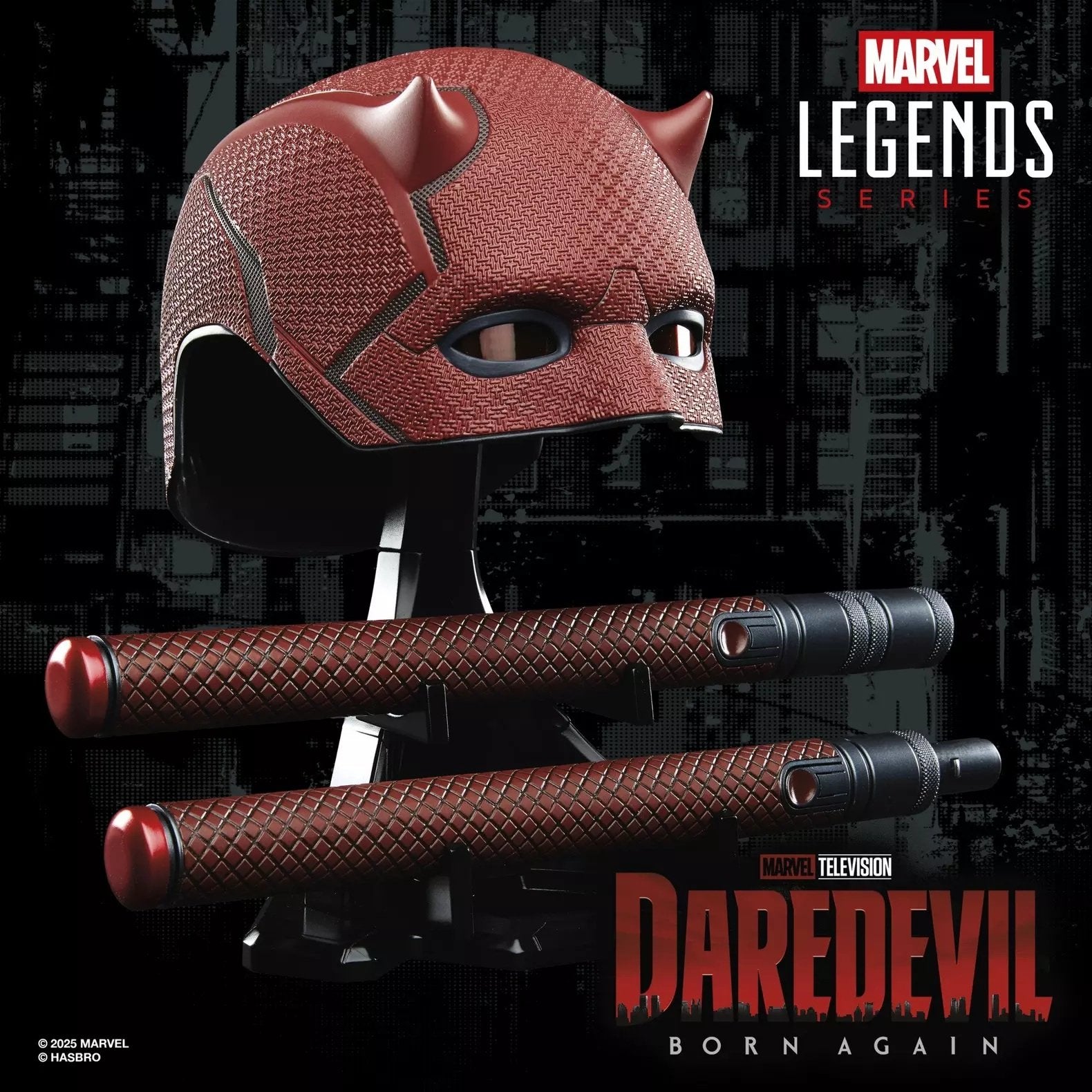 MARVEL - Helmet & Billy club Premium roleplay Daredevil Legend Series