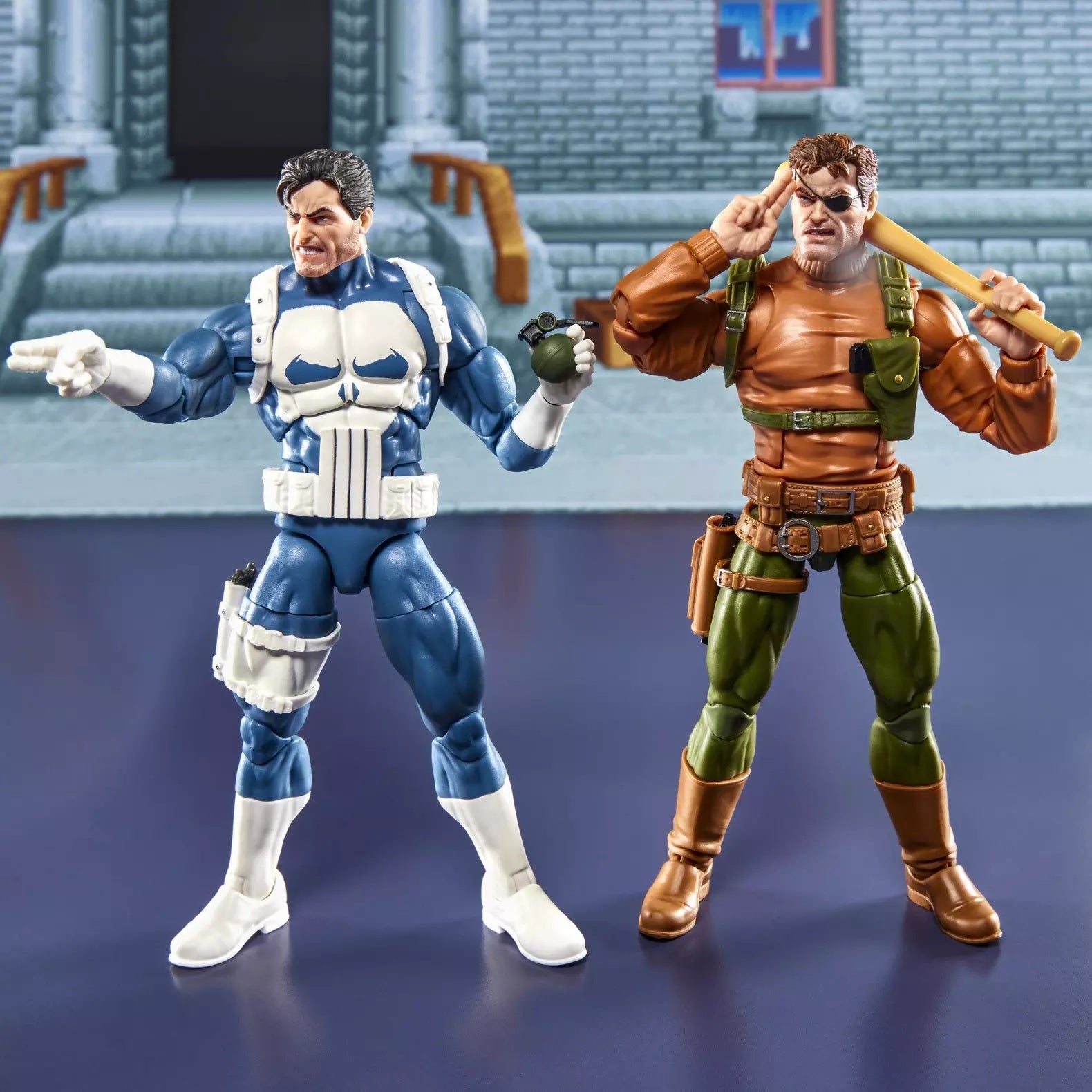 MARVEL - Punisher & Nick Fury "Gamerverse" - Fig. Legends Series 15cm