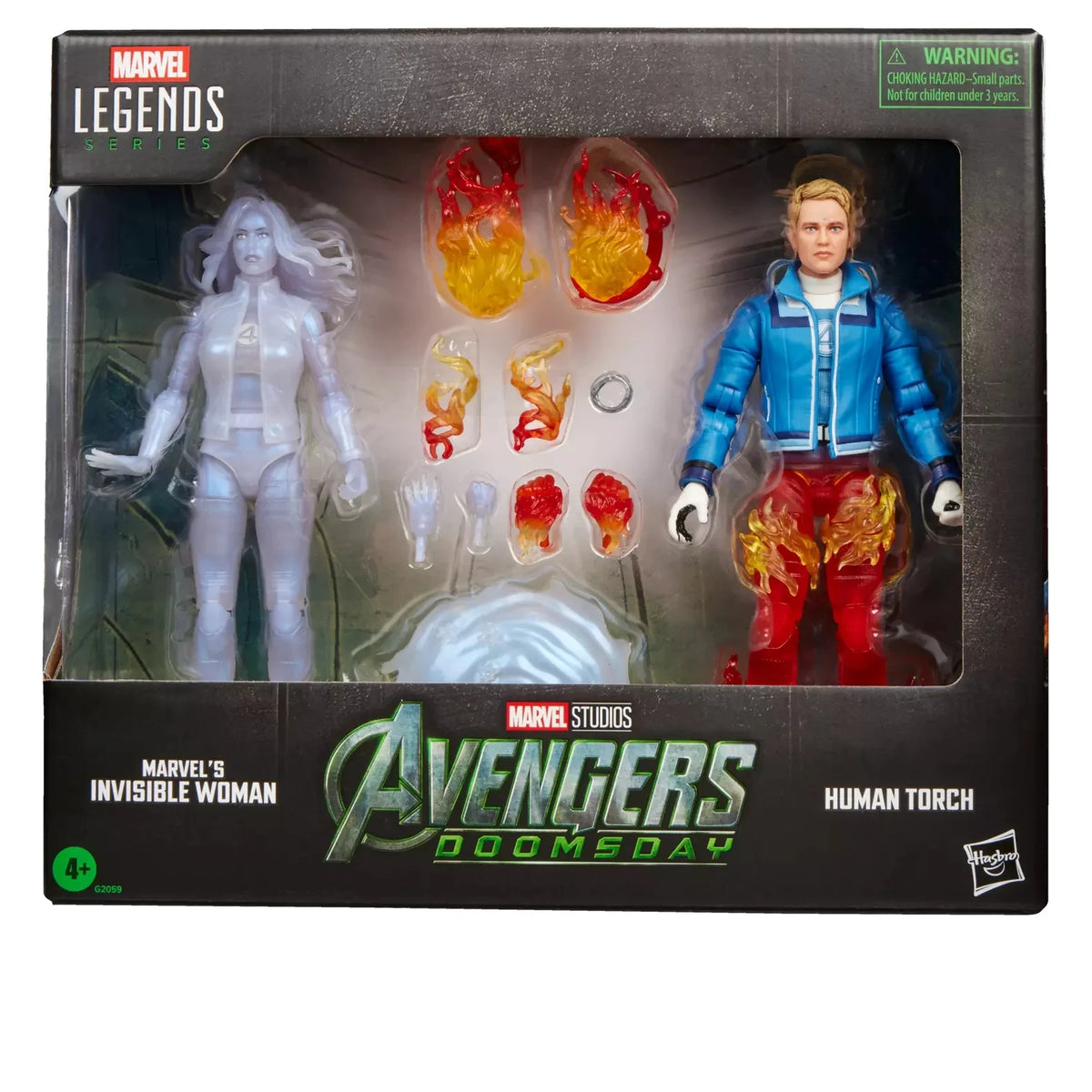 MARVEL - Invinsible Woman & Human Torch - Figure Legends Series 15cm