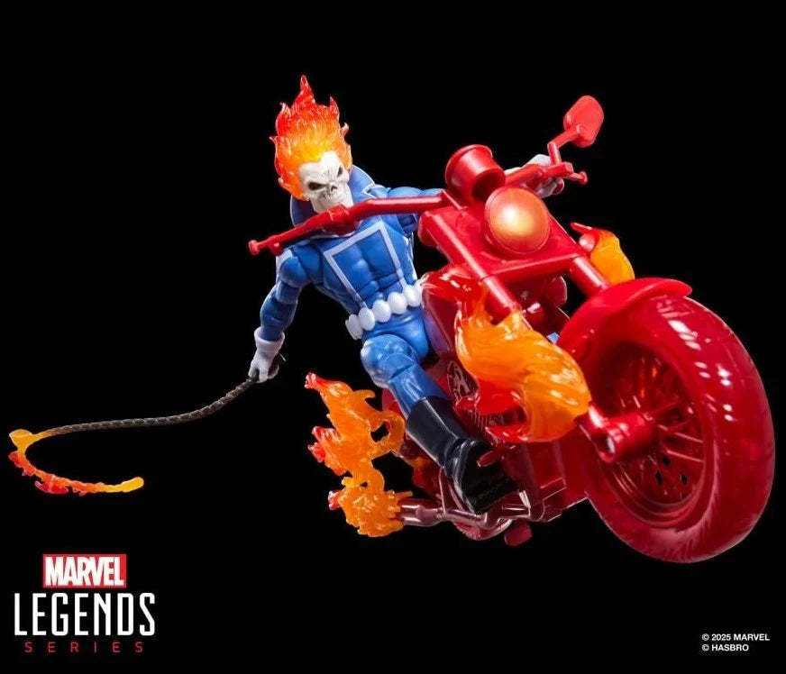 MARVEL - Ghost Rider with Motorcycle - Figure Legend Series 15cm