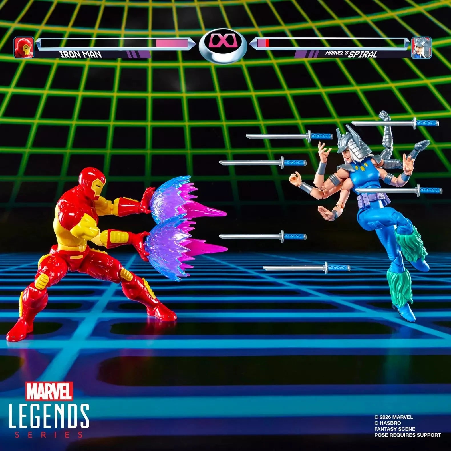 MARVEL - Iron Man vs Marvel's Spiral - Figures Legends Series 15cm