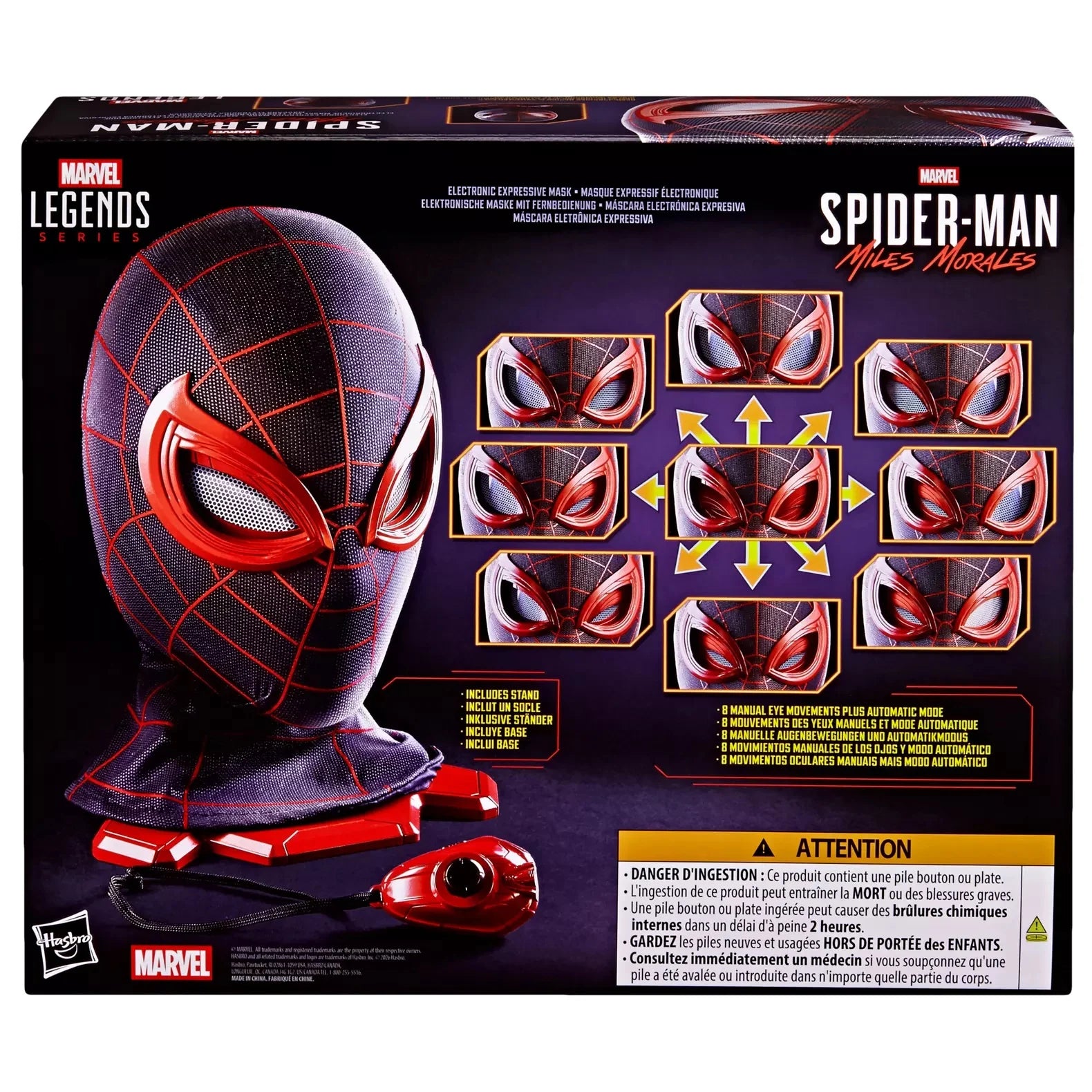 MARVEL - Electronic Helmet Expressive Miles Morales Legend Series