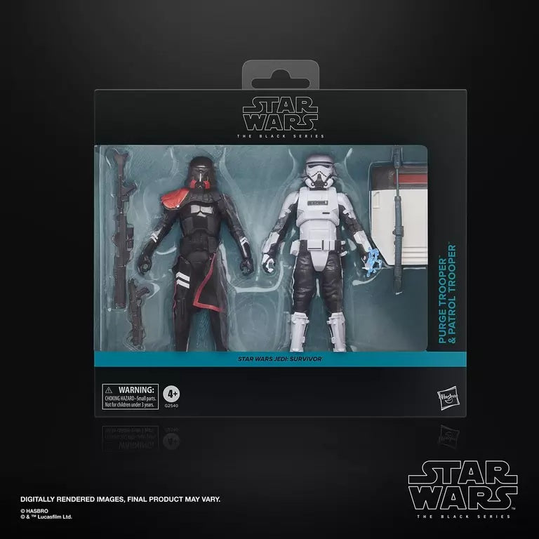 STAR WARS - Purge Trooper & Patrol Trooper - Figure Black Series 15cm