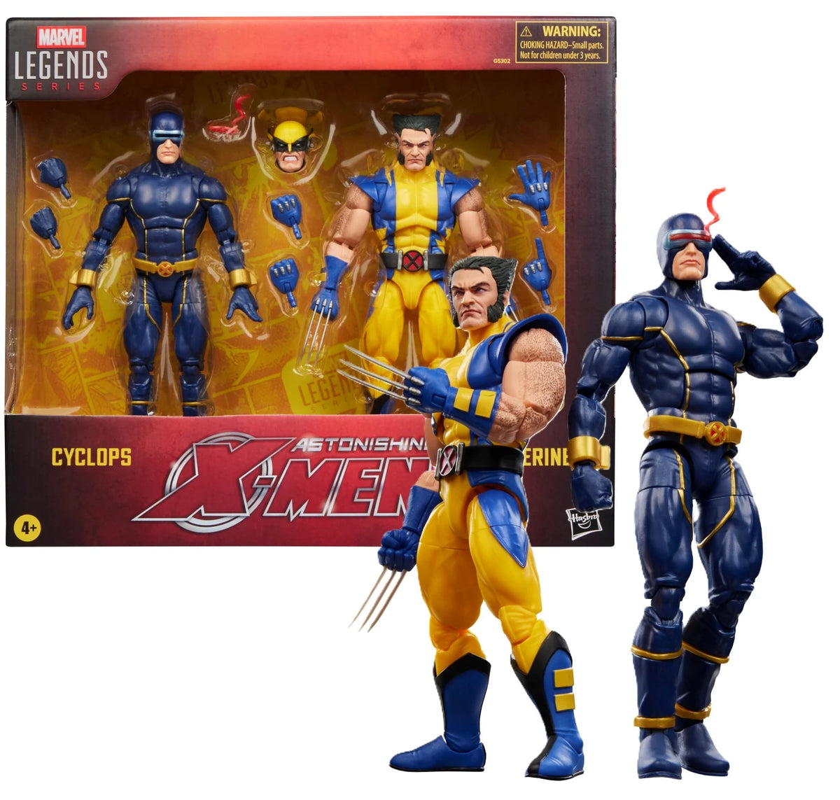 MARVEL - X-Men Cyclops & Wolverine - Figure Legends Series 15cm