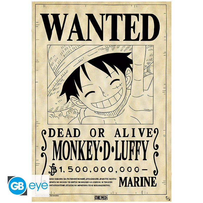ONE PIECE - Luffy - Poster Parchment 66x46cm