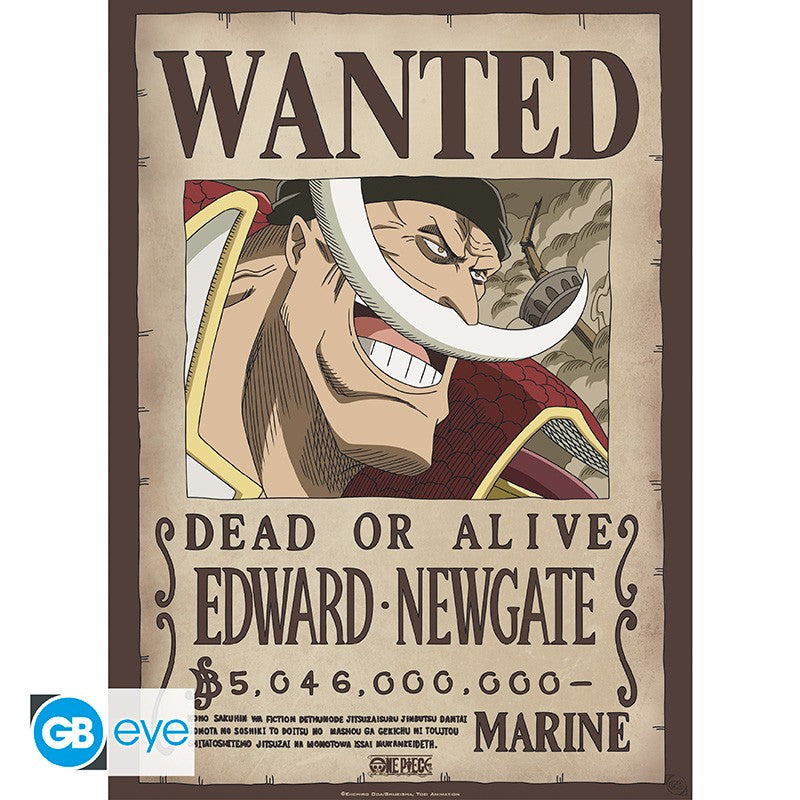 ONE PIECE - Wanted Roger & Whitebeard - Set 2 posters '52x38'
