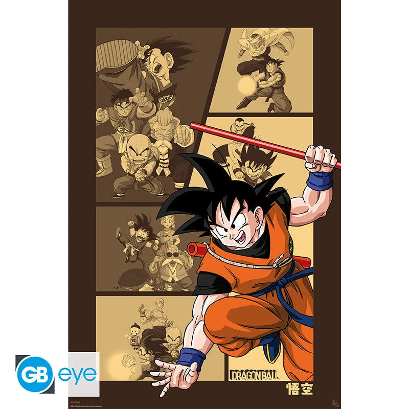 DRAGON BALL - Goku Retro - Poster 91x61cm