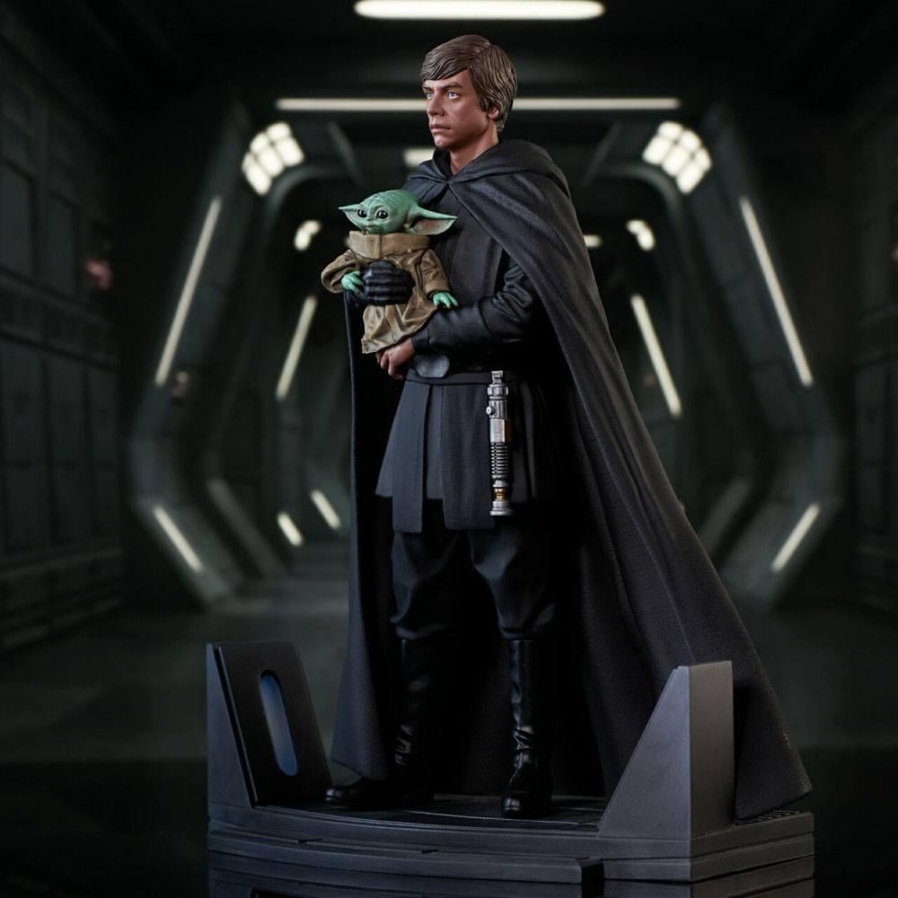 STAR WARS - Luke Skywalker &amp; Grogu - Figur Sanfter Riese 25cm
