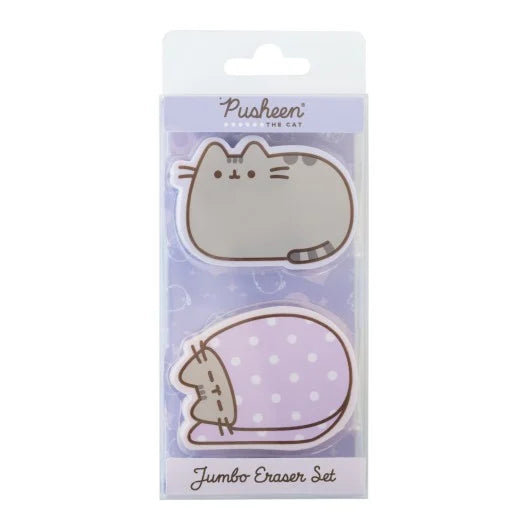 PUSHEEN - 2 Jumbo Erasers Set