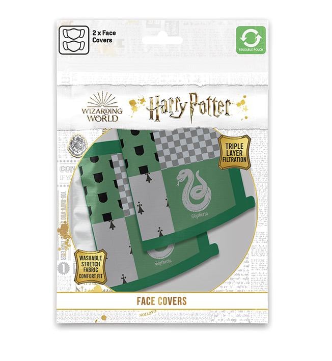 HARRY POTTER - Slytherin - Premium Face Covers pack of 2