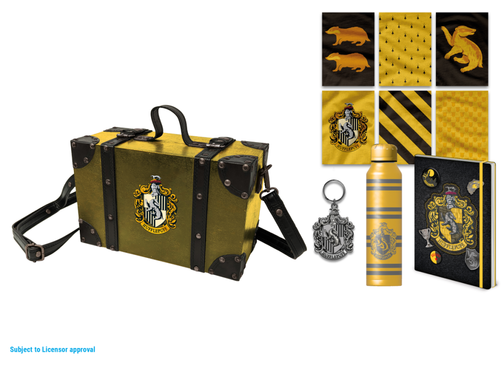 HARRY POTTER - Colourful Crest Hufflepuff - Premium Gift Set