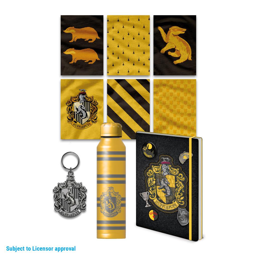 HARRY POTTER - Colourful Crest Hufflepuff - Premium Gift Set