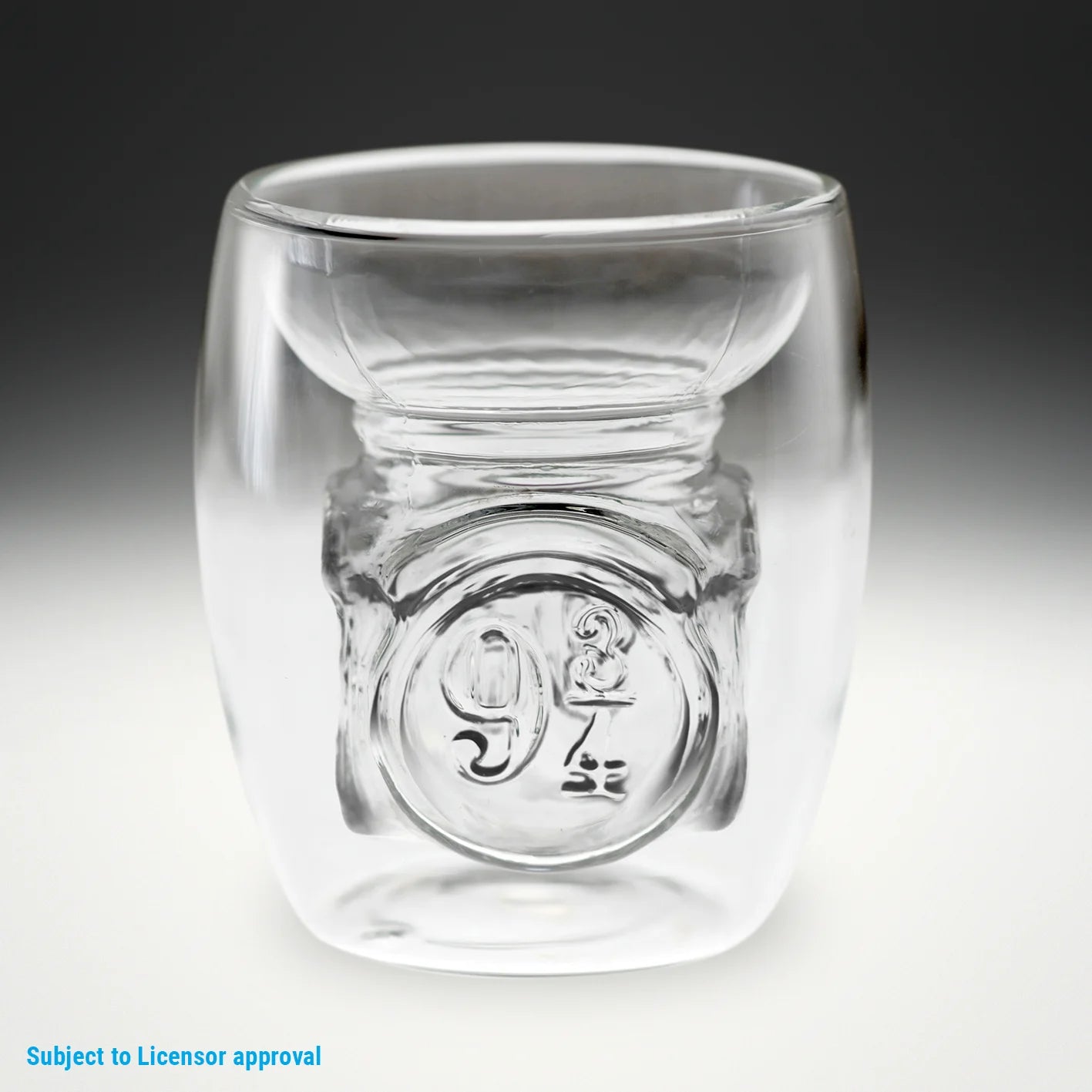 HARRY POTTER - Plateforme 9 3/4 - Double walled 3d collectors glass