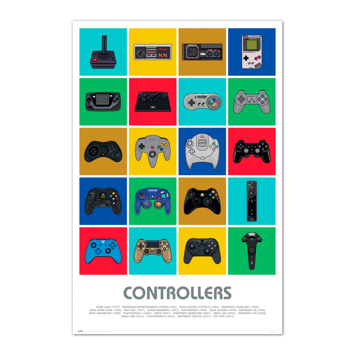 GAMERS - Controller - Poster 61x91cm