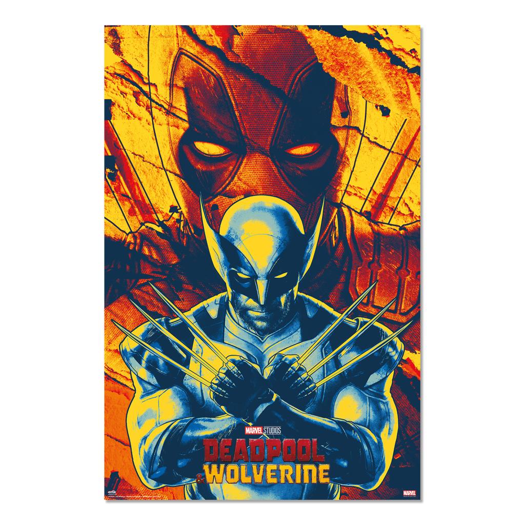 DEADPOOL & WOLVERINE - Retro - Poster 61 x 91cm