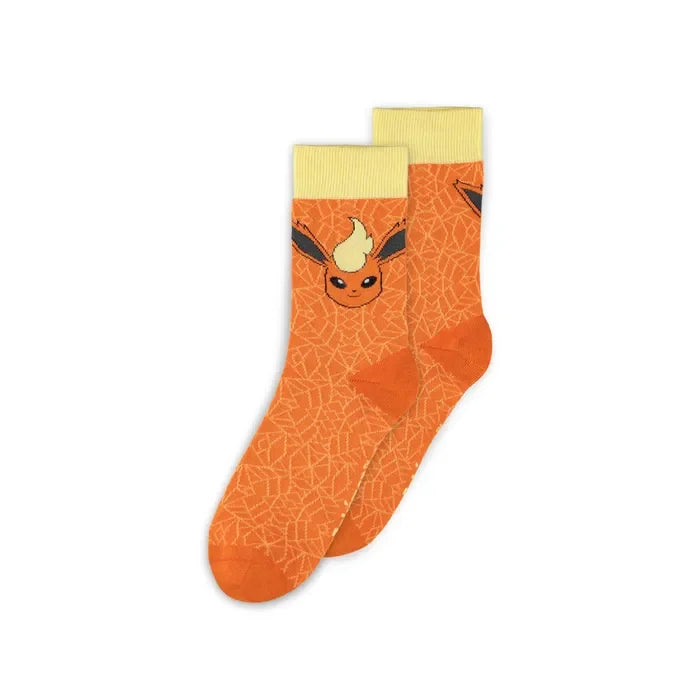 POKEMON - Eevee Evolution - Pack of 3 pairs of socks (T43-46)