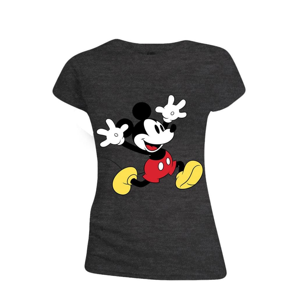 DISNEY - T-Shirt - Mickey Mouse Exciting Face - GIRL (L)