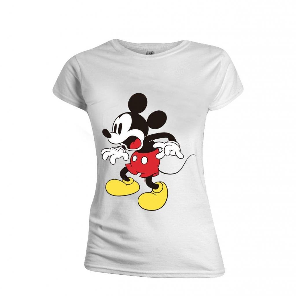DISNEY - T-Shirt - Mickey Mouse Shocking Face - GIRL (L)