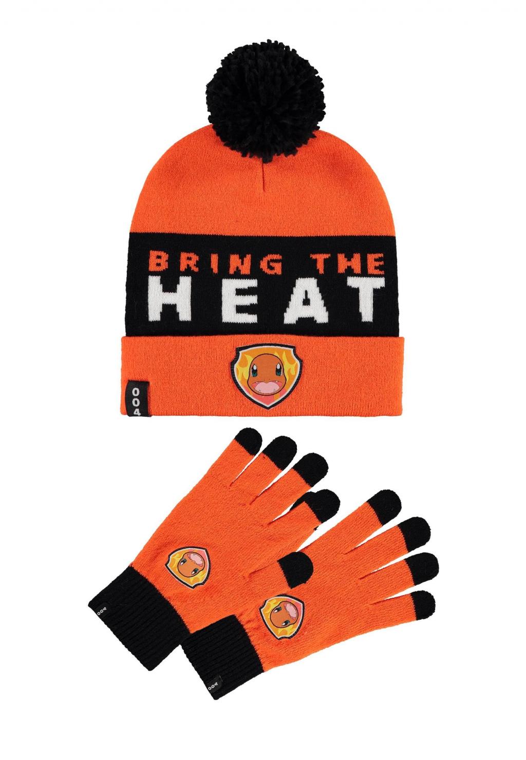POKEMON - Charmander - Beanie & Gloves Gift Set