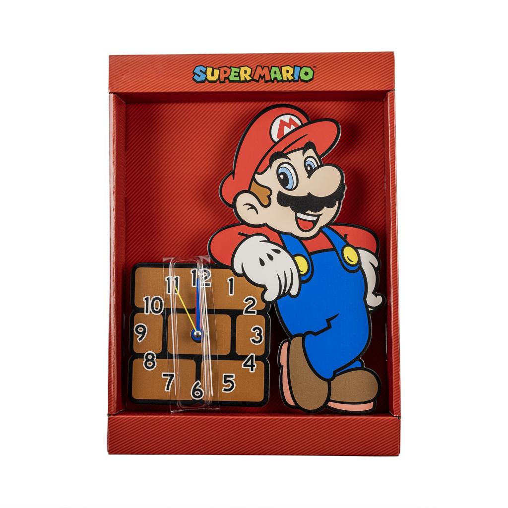 SUPER MARIO - Mario & Brick - Metal Wall Clock