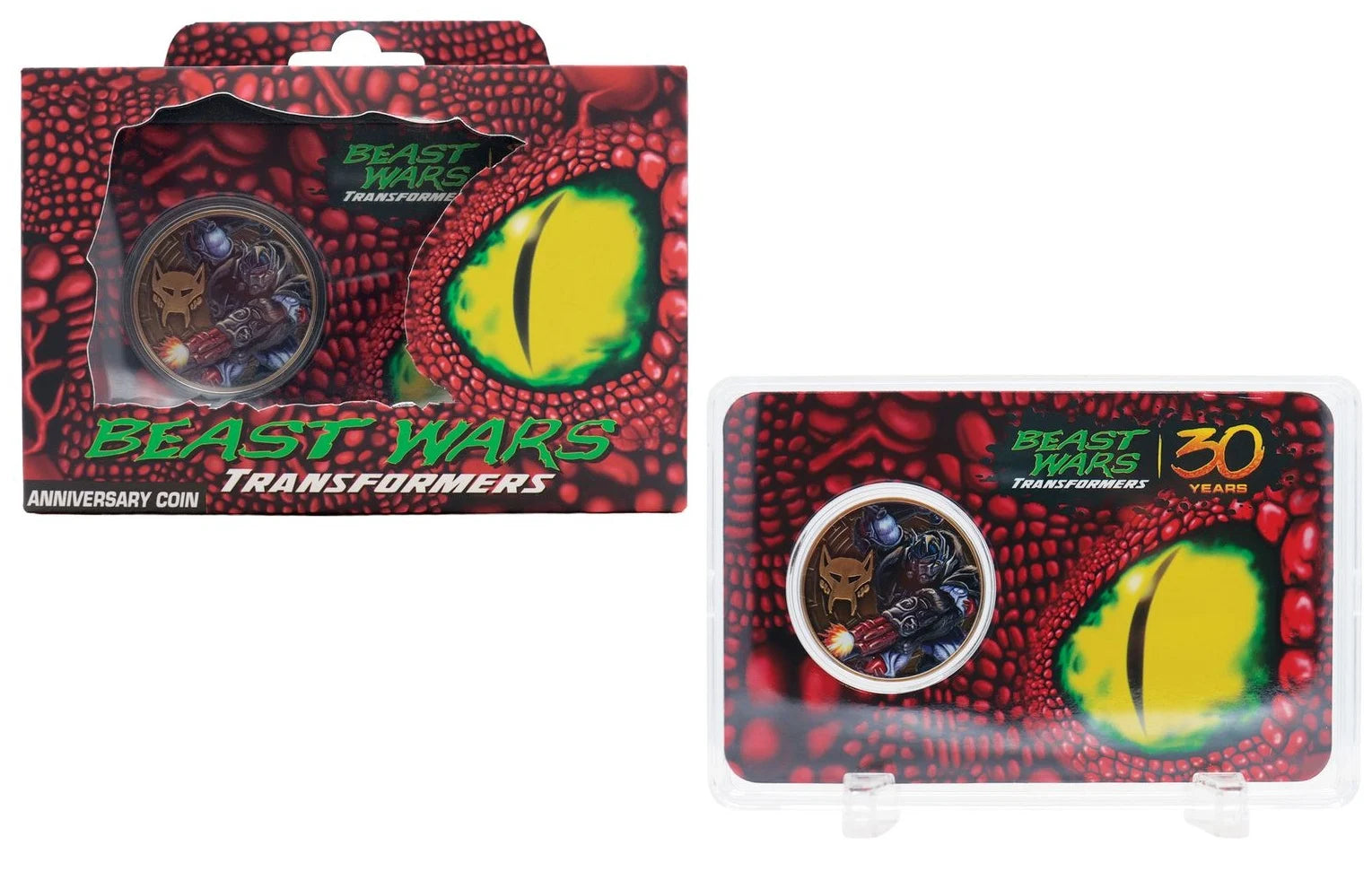 TRANSFORMERS BEAST WARS - 30th Anniversary - Limited Edition Coin