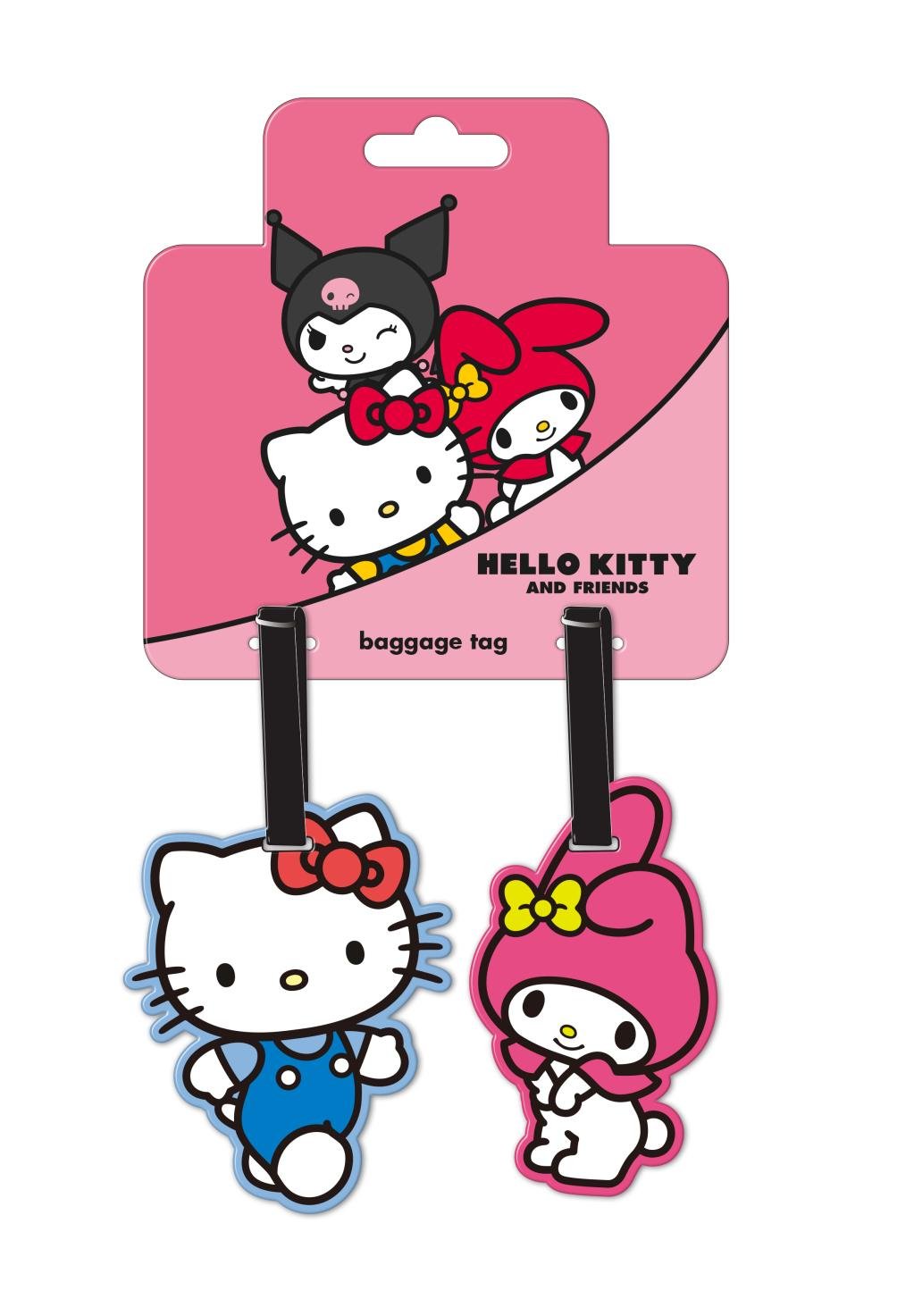 HELLO KITTY & MELODY - Luggage Tag Set - 2 Pc.