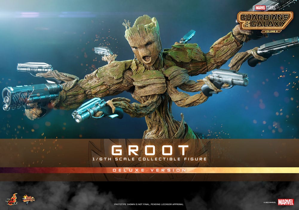 GARDIENS DE LA GALAXIE 3 - Groot Del. -Fig. 1/6 Movie Masterpiece 32cm