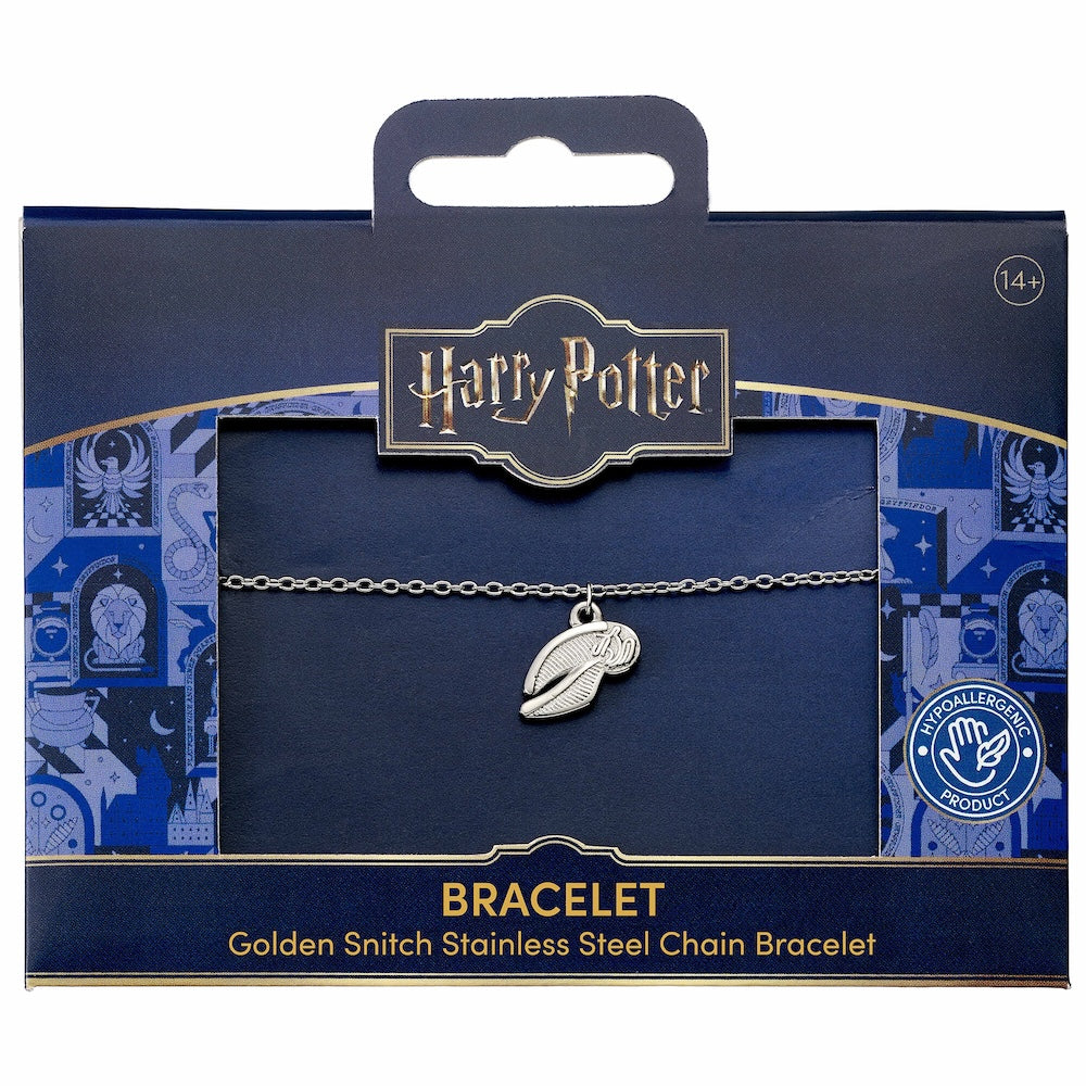 HARRY POTTER - Golden Snitch - Silvery Stainless Steel Bracelet