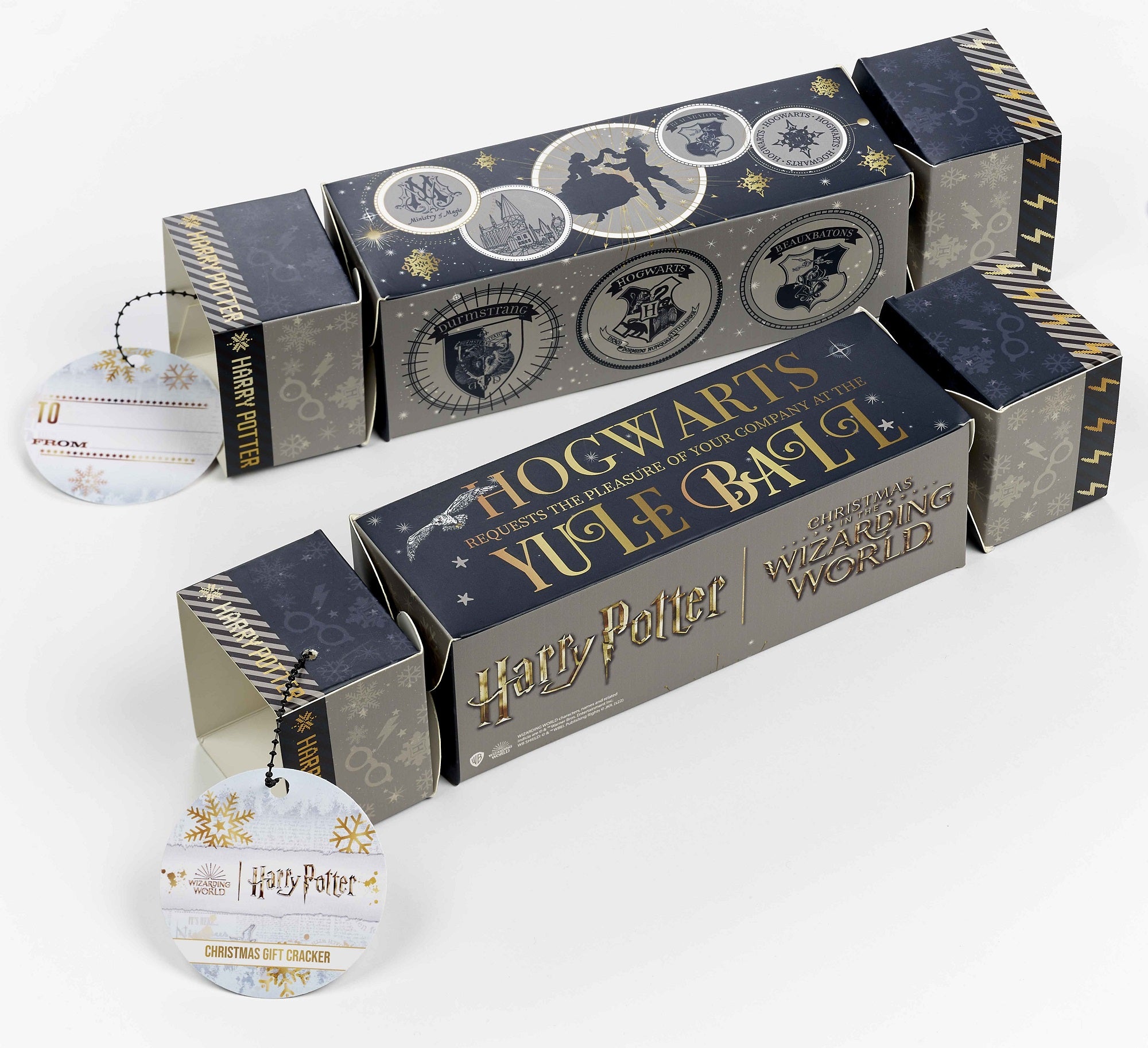 HARRY POTTER – Geschenk-Craker – Brillen-Halskette und Ohrringe