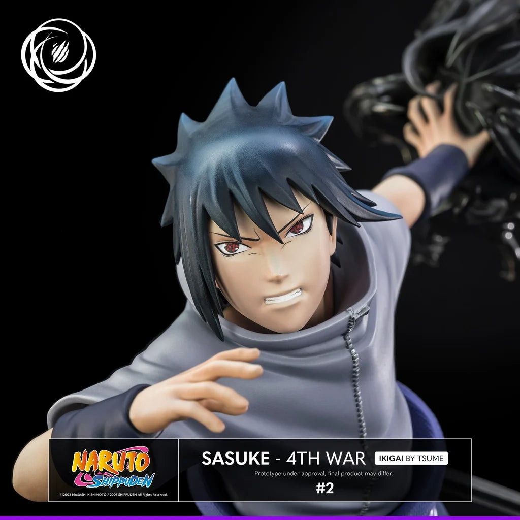 NARUTO - Sasuke Uchiwa Ikigai - 4th War - Resin Statue 1/6 By Tsume