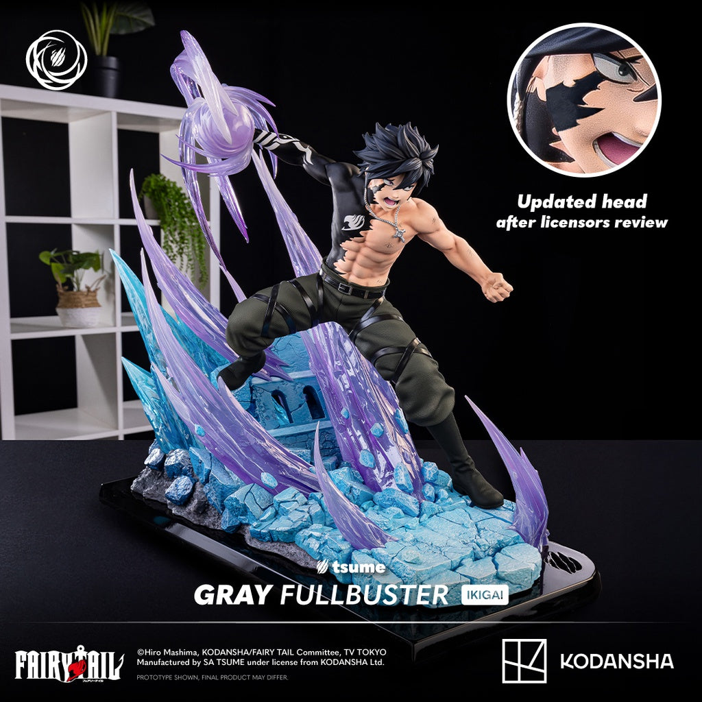 FAIRY TAIL - Gray Fullbuster - Statue Ikigai 1/6 By Tsume 37cm