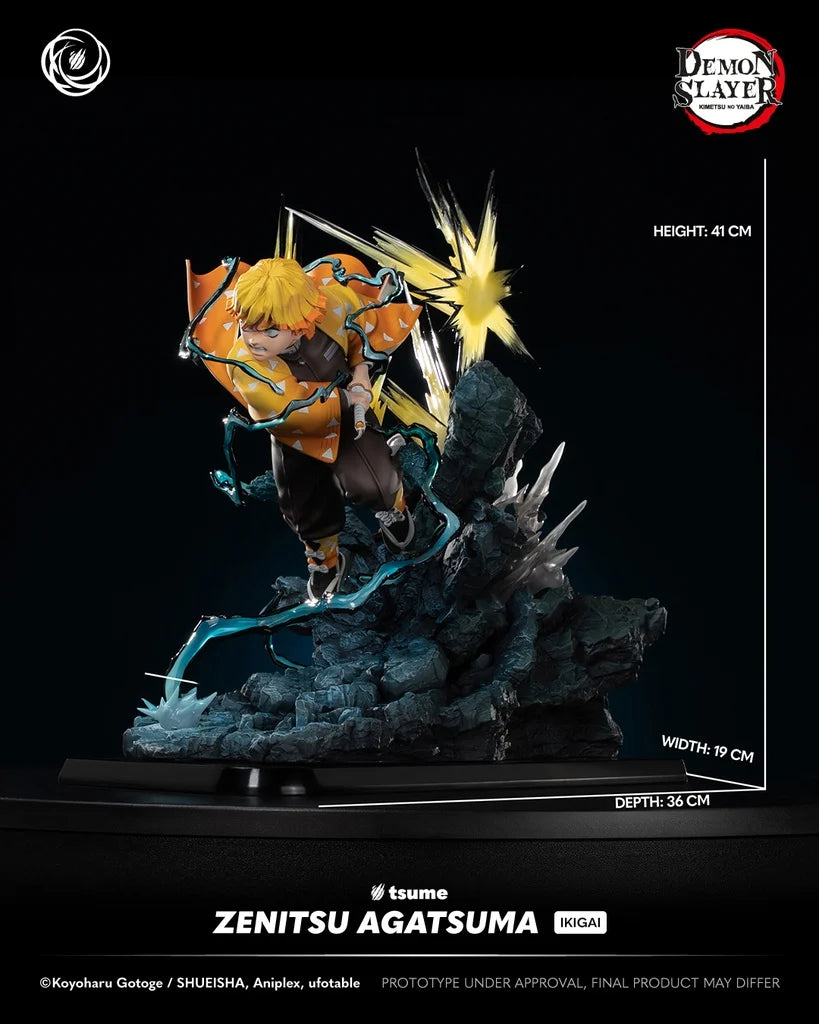 DEMON SLAYER - Zenitsu Agatsuma - Statue Ikigai 1/6 By Tsume 41cm