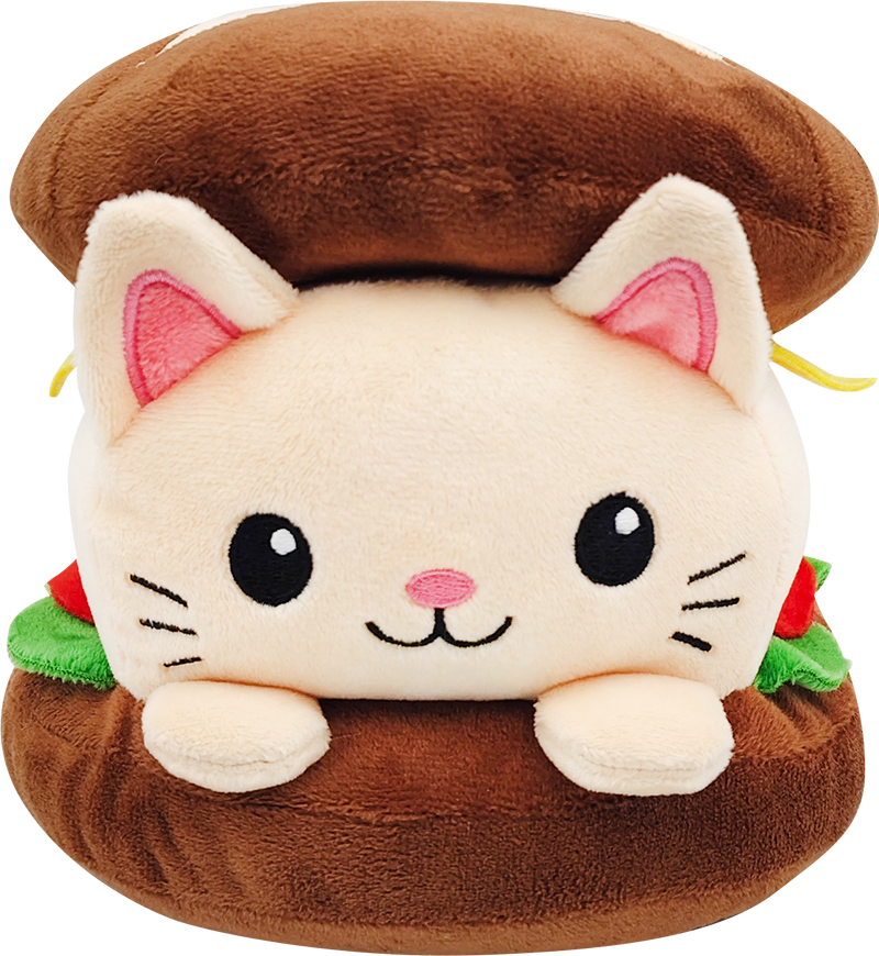 PLUSH WORLD - Cats Chestnut bread - Plush 23cm
