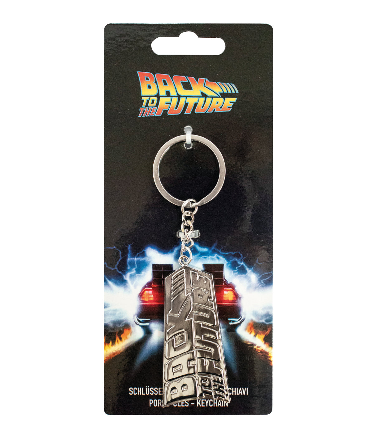 BACK TO THE FUTURE - Metal Keychain 7.5x0.5x17.5cm