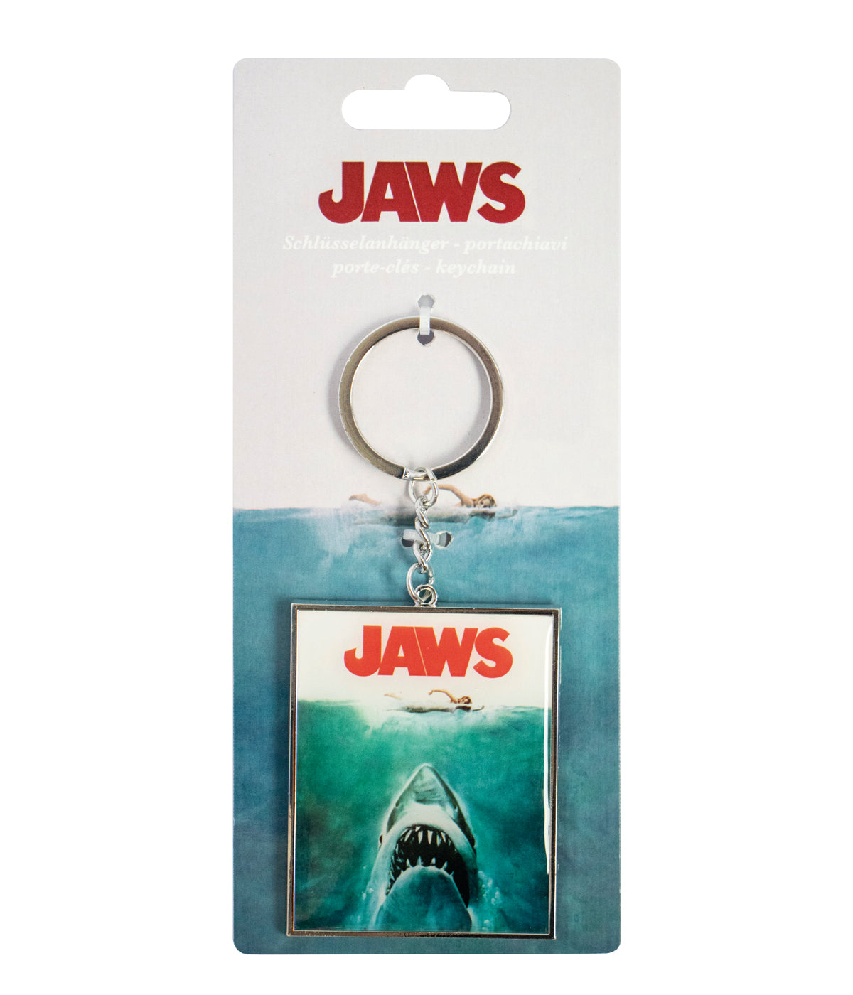 JAWS - Metal Keychain 7.5x0.5x17.5cm