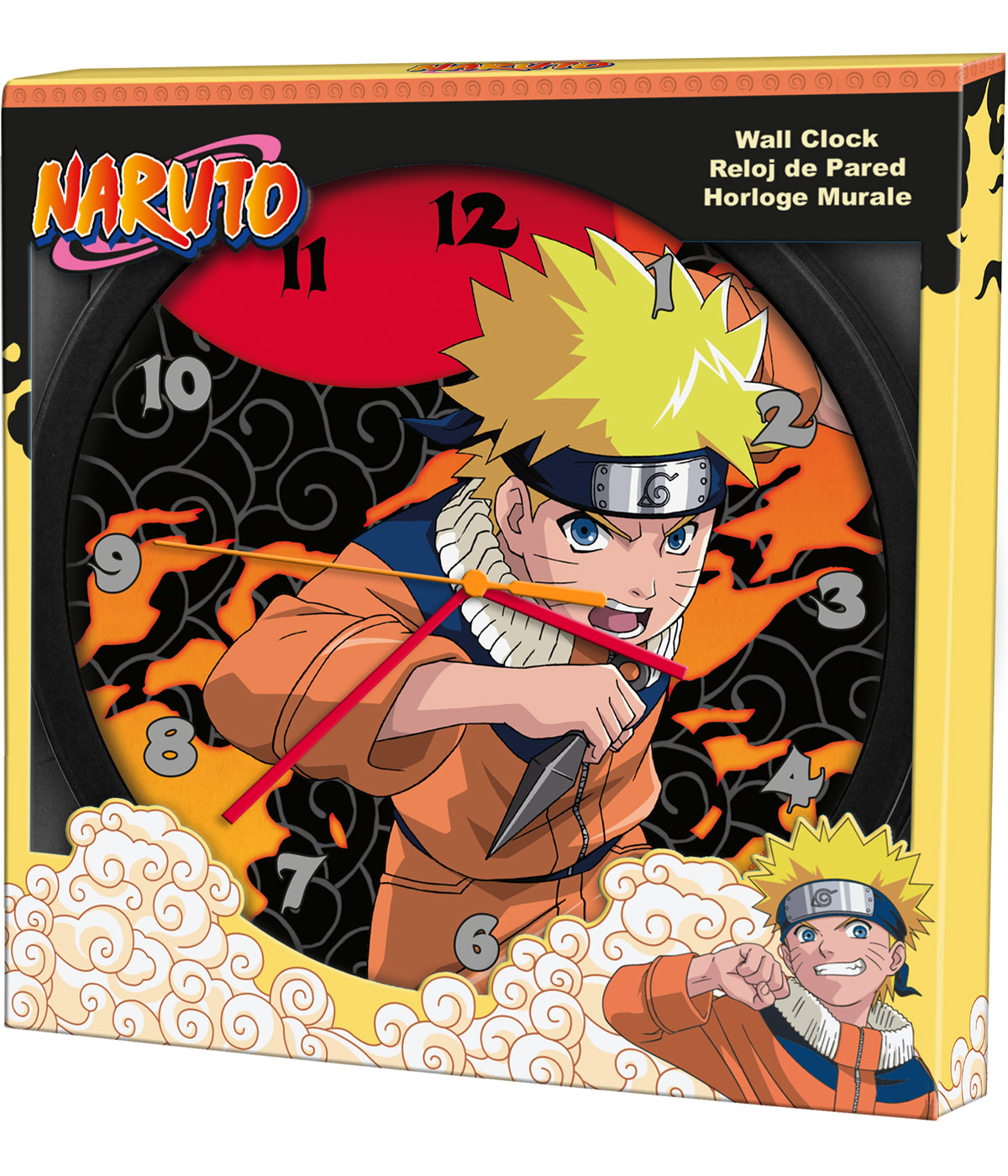 NARUTO - Wall Clock 25x25cm