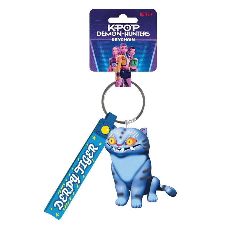 K-POP DEMON HUNTERS - Derpy Tiger - Double Keychain