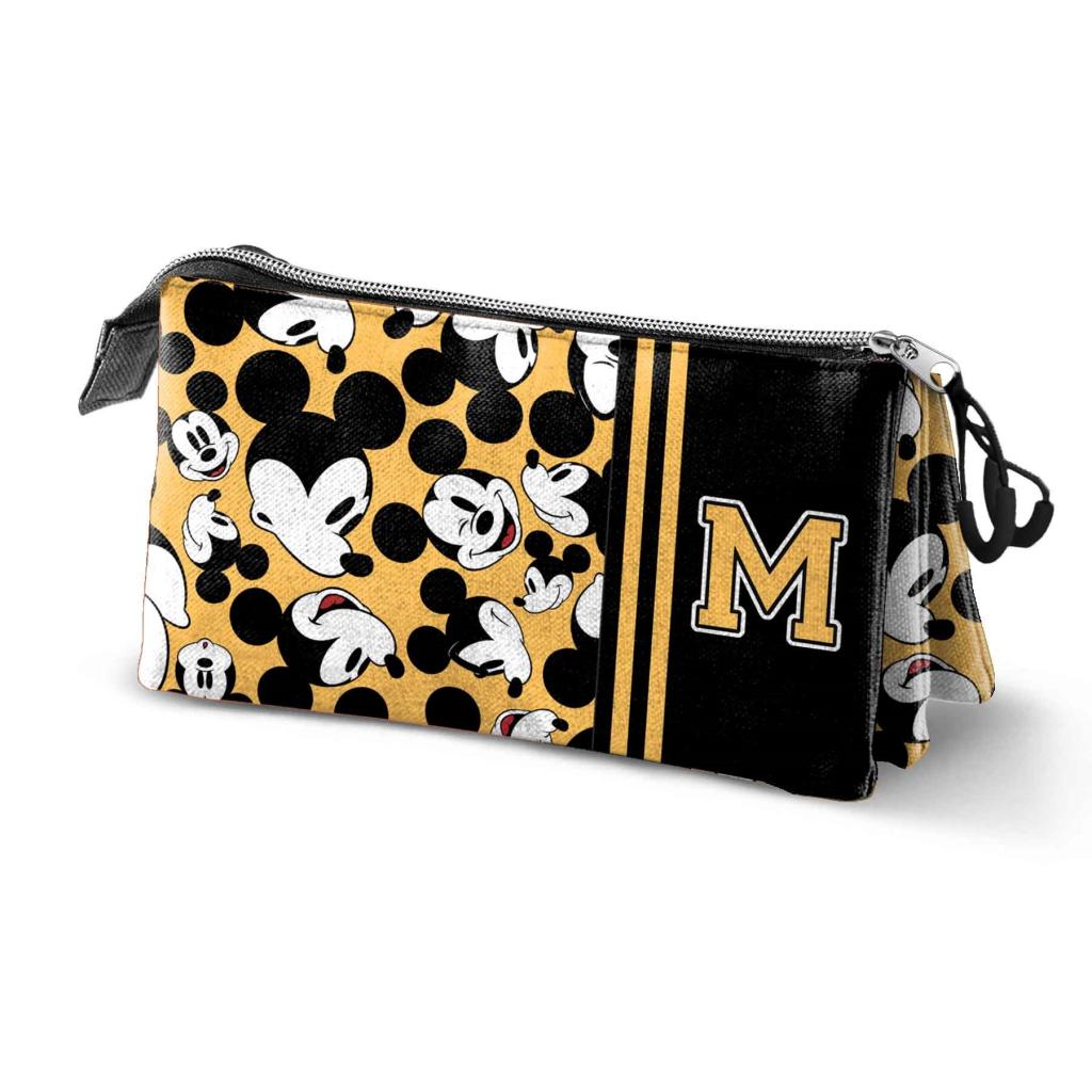 MICKEY - Pencil Case 3 compartments '23x11x10' - Recycled Material