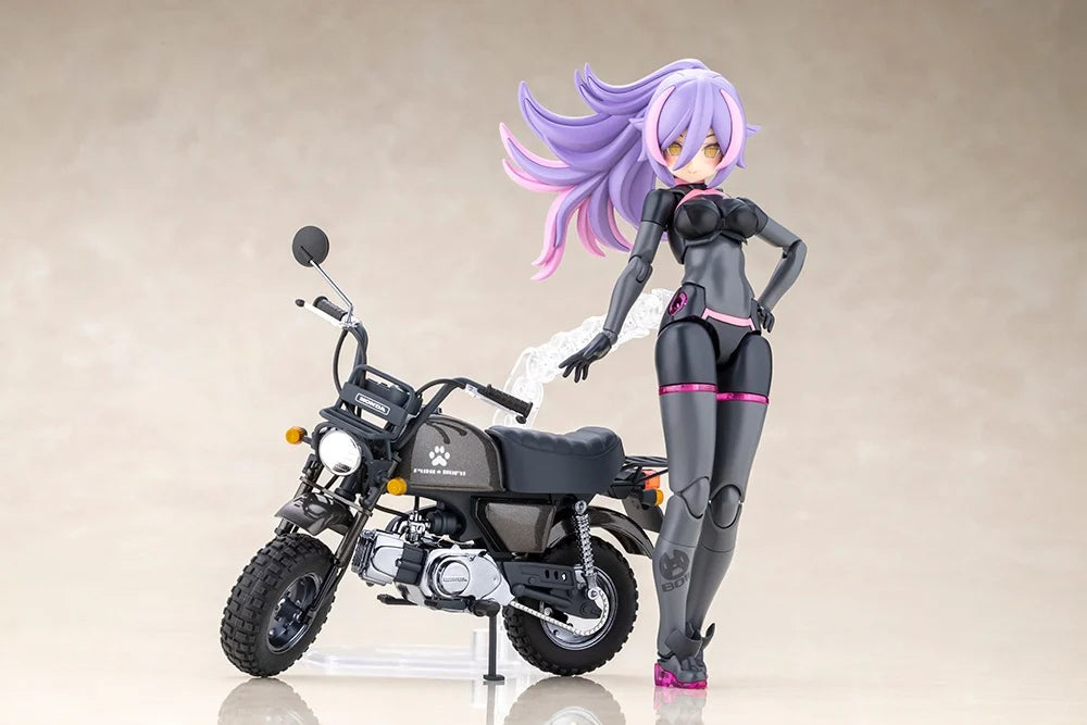MEGAMI DEVICE - Puni Mofu Racing Lang with Honda - Model Kit 14cm