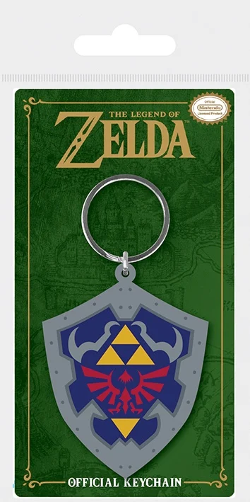 ZELDA – Porte-Clés Caoutchouc – Hylian Shield