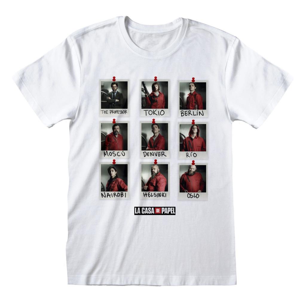 LA CASA DE PAPEL - T-Shirt - Polaroid - (XL)