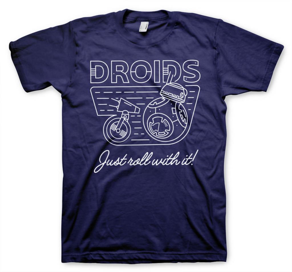 STAR WARS - Droids - Just Roll with It - T-Shirt - (L)