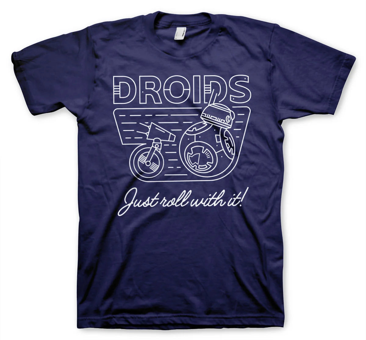 STAR WARS – Droiden – Just Roll with It – T-Shirt – (S)