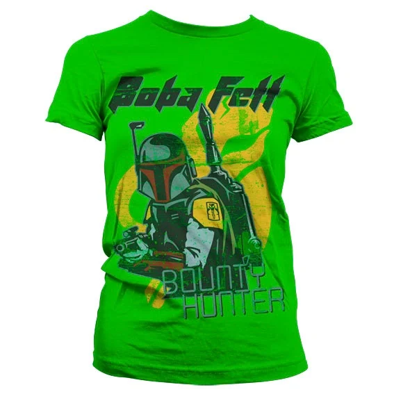 STAR WARS - T-Shirt Boba Fett - Bounty Hunter GIRL (L)