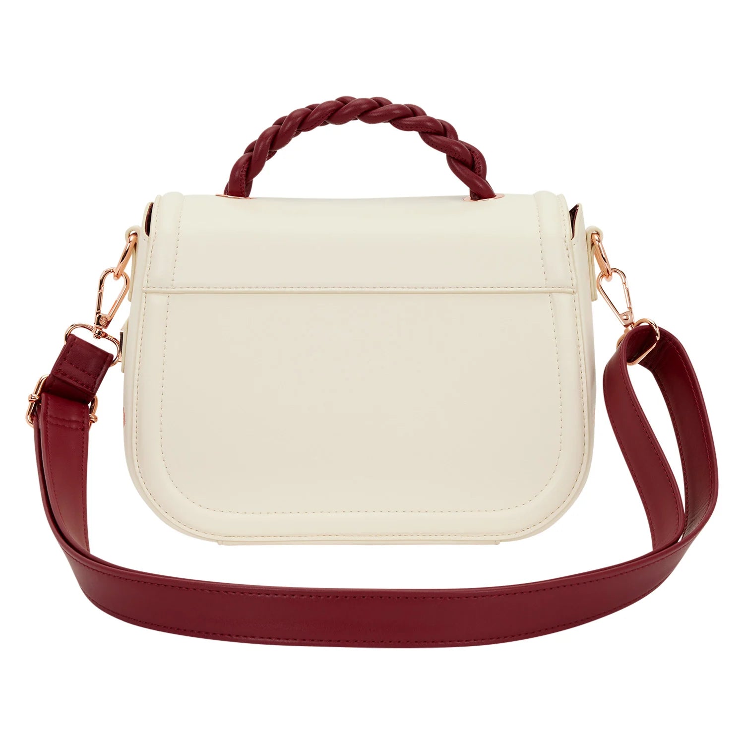 CREAM & RED - Floral - Crossbody bag Loungefly