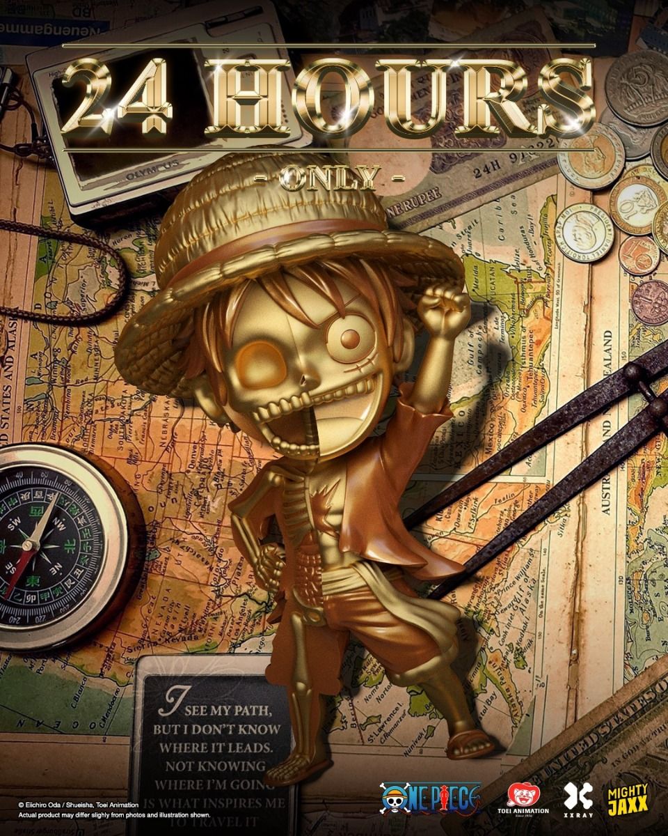 ONE PIECE - Luffy "Treasure Gold Edition" - Figure XXRAY Plus 20cm