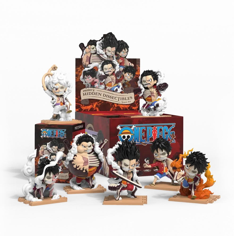 ONE PIECE - Luffy Gears -Freeny's Hidden Dissectibles (Display 6 Fig.)