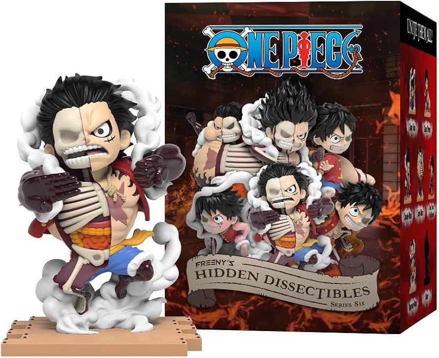 ONE PIECE - Luffy Gears -Freeny's Hidden Dissectibles (Display 6 Fig.)