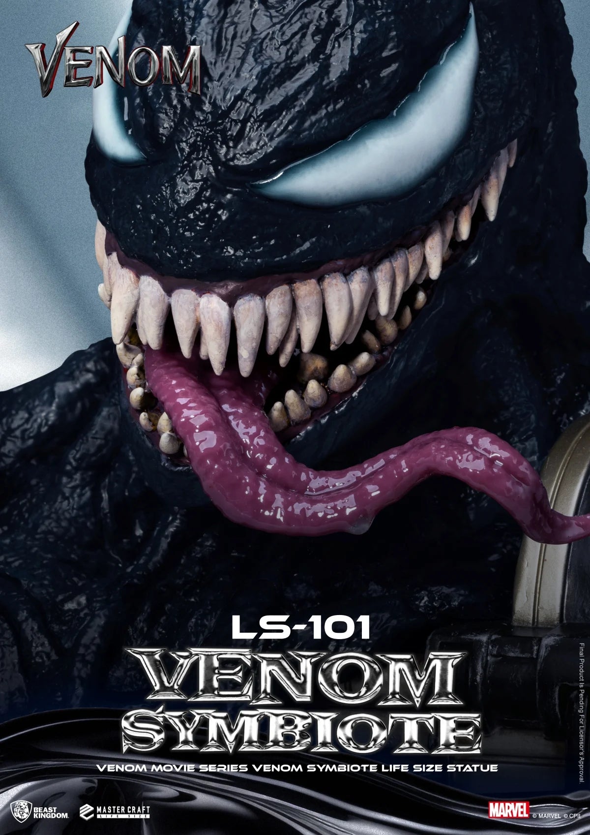 VENOM - Venom Symbiote - Statue Life Size 24cm